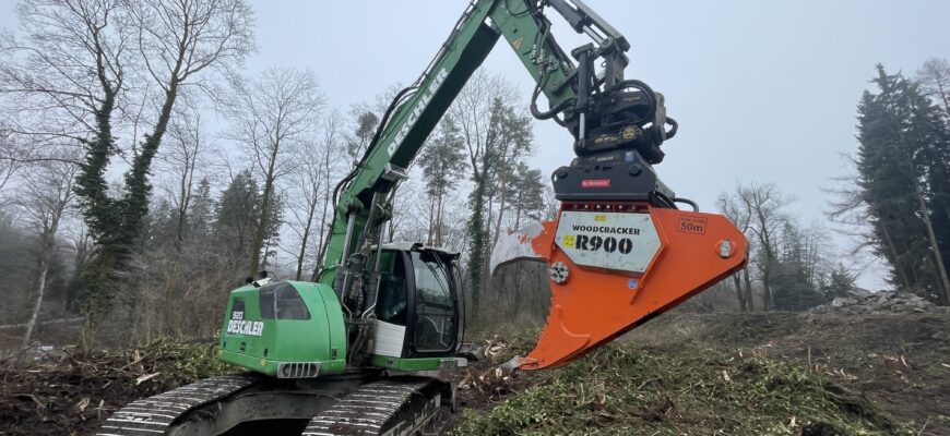 Rodungsarbeiten in Peißenberg